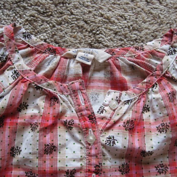 📣 😳 Lands’ end kids top tunic sz 10 - Picture 4 of 11